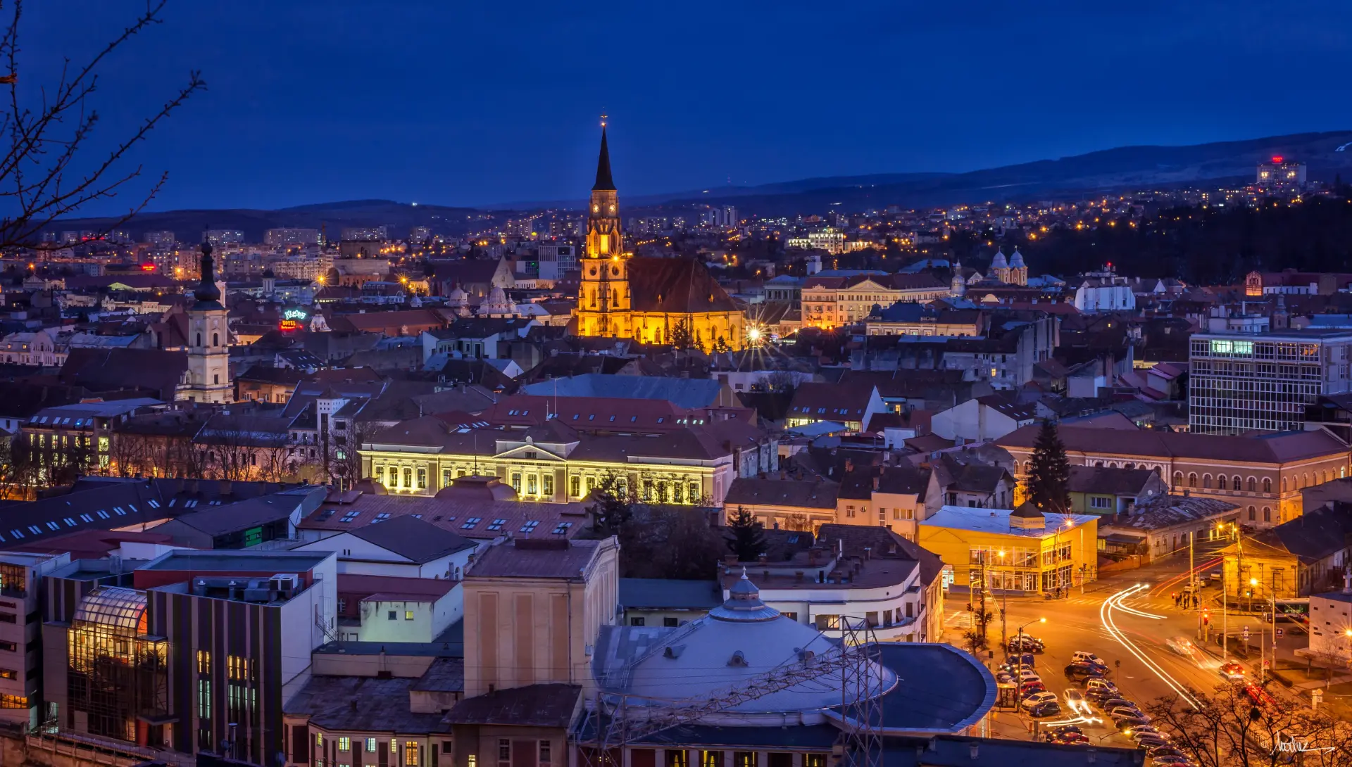 Cluj-Napoca at night